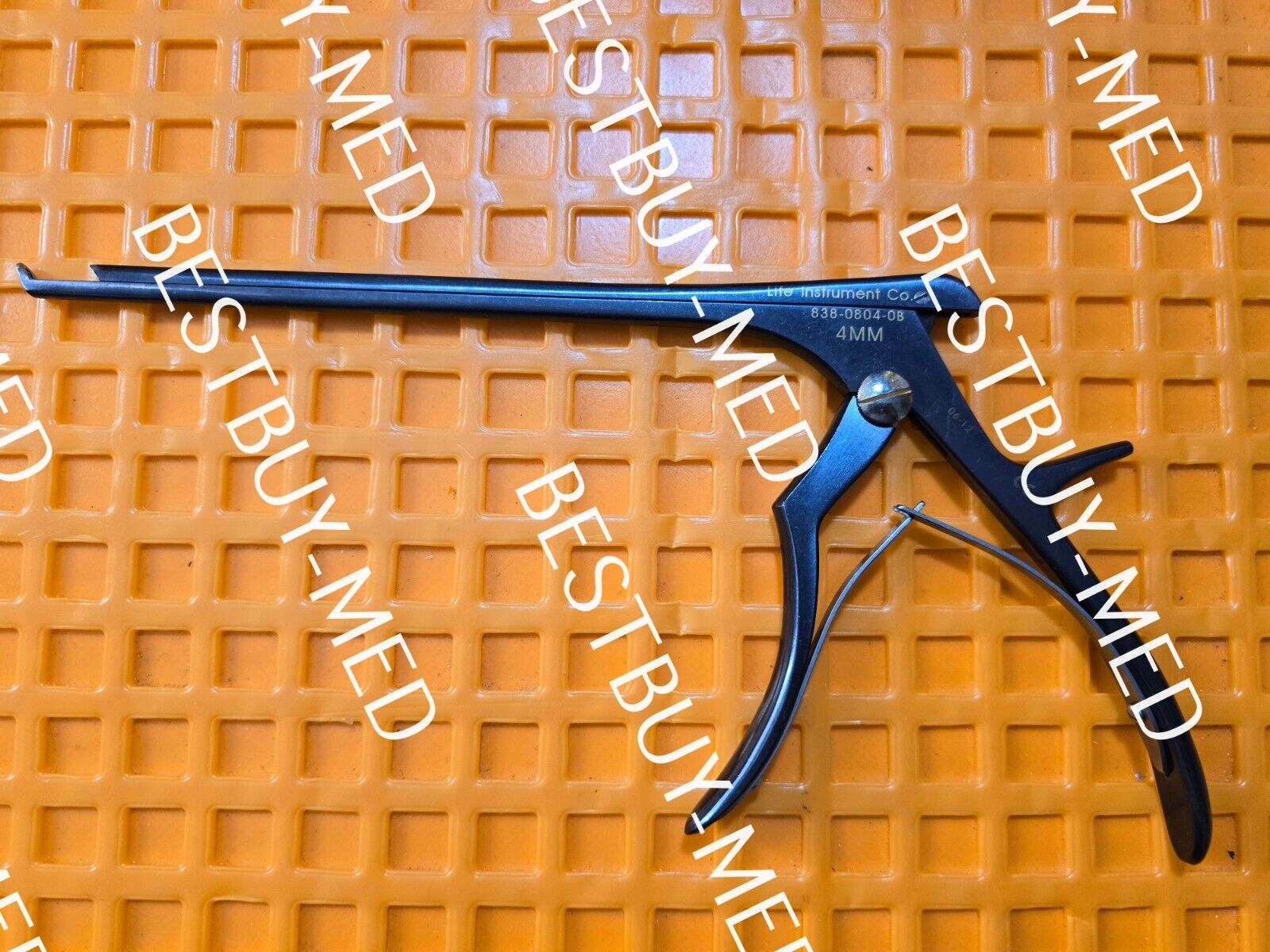 Life Instrument 838-0804-OB Ceramic Coated Kerrison Rongeurs 8" x 4mm x 45Degree