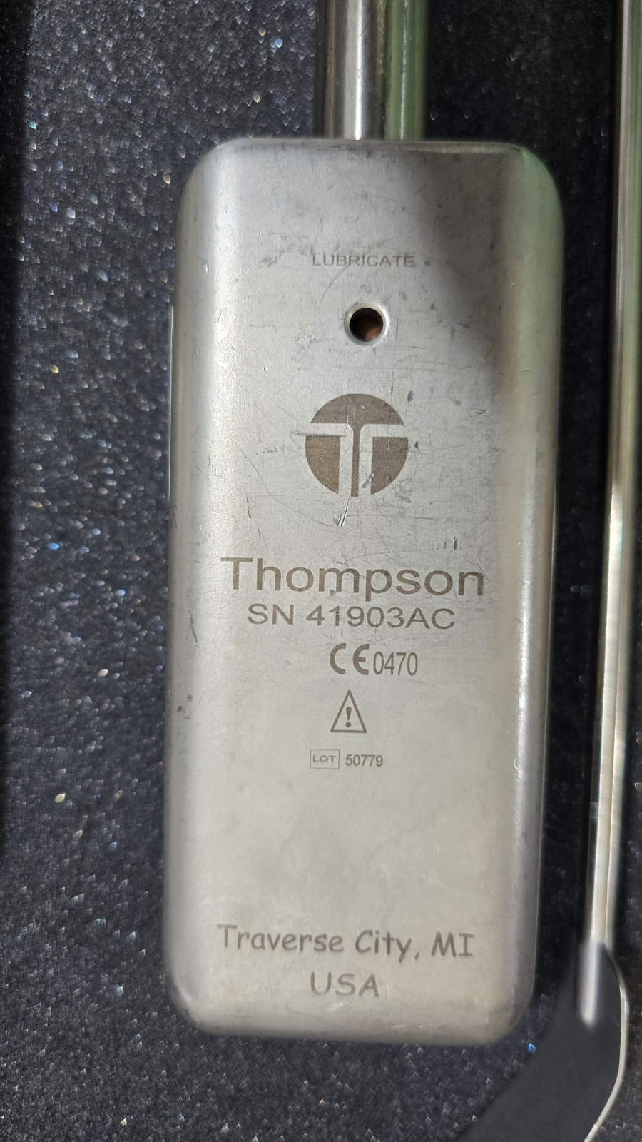 Thompson Surgical Retractor Set with Sterilization Box. (Made in USA)
