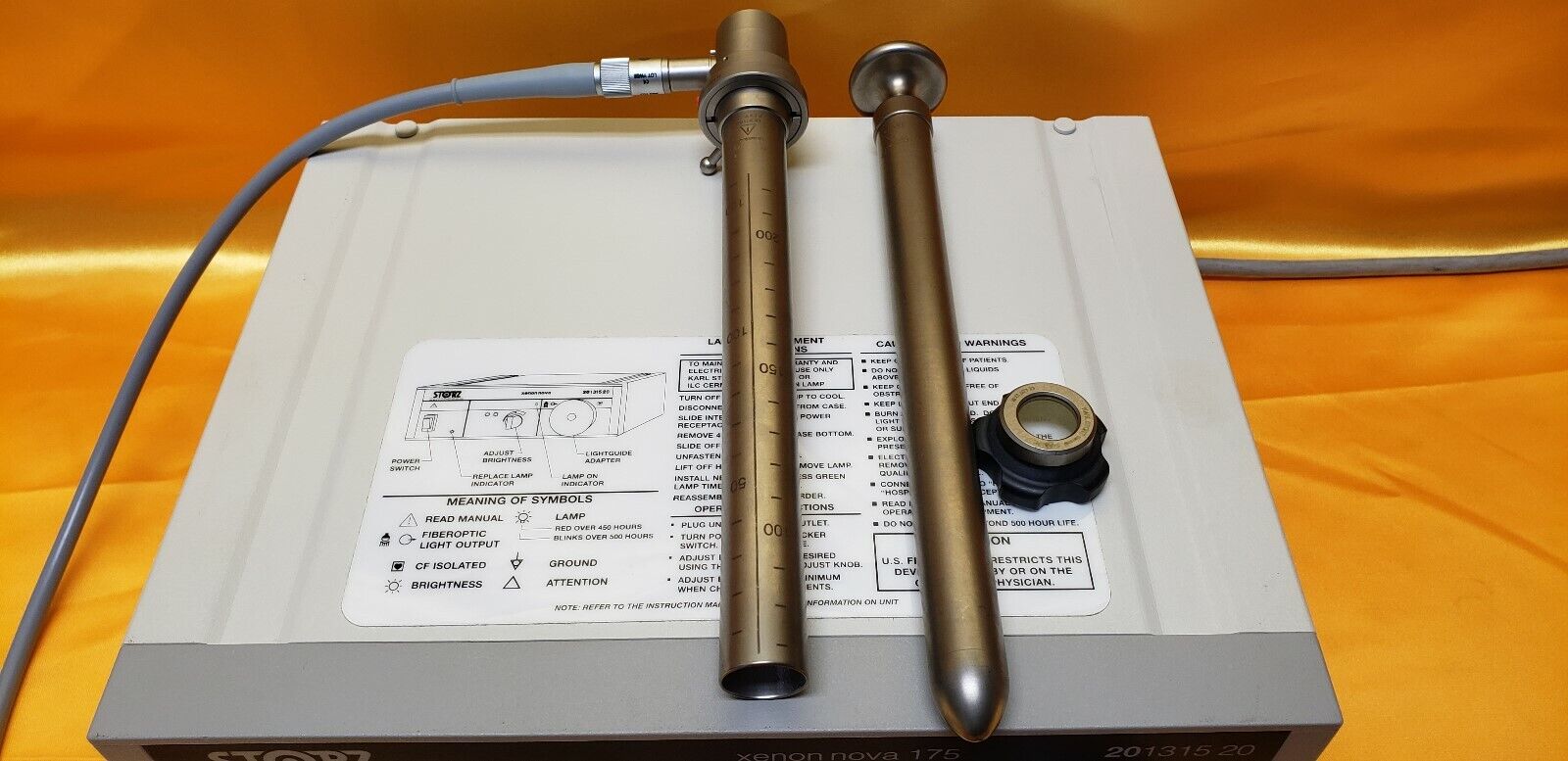Storz 24920 Head Unit B&K Recto-Sigmoidoscope 20131520 xenon NOVA175 LightSource