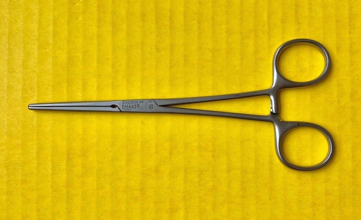 Aesculap Surgical Rochester Pean Artery Forceps, Straight, 160mm REF: BH442R