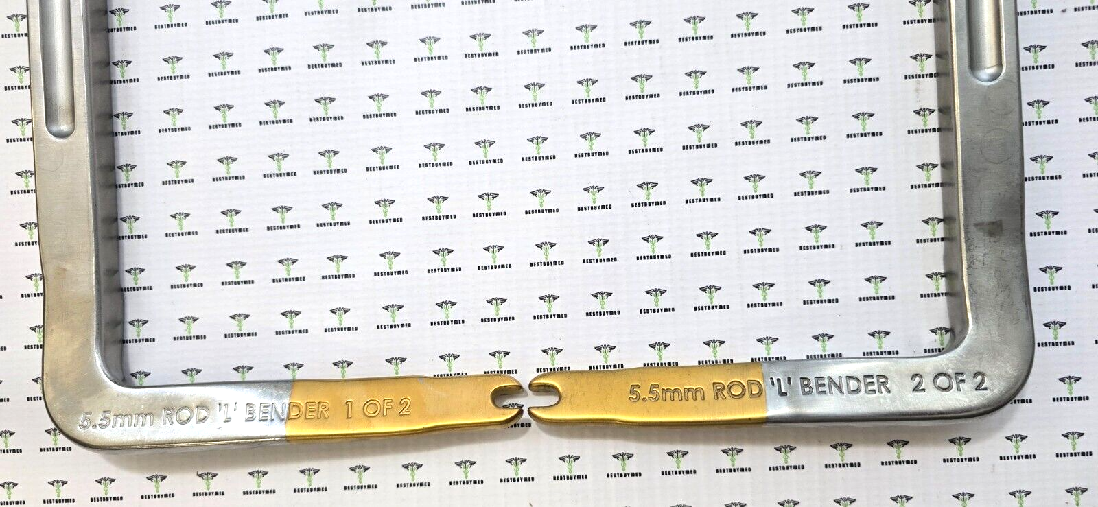 Zimmer Surgical Orthopedic 5.5mm Rod Bender Set of 2