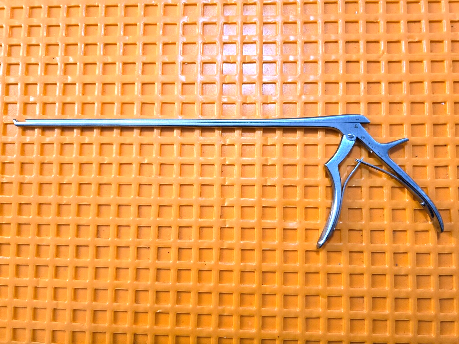 Swiss Surgical Orthopedic Kerrison Rongeurs 4mm Up 40 Degree 13" Shaft