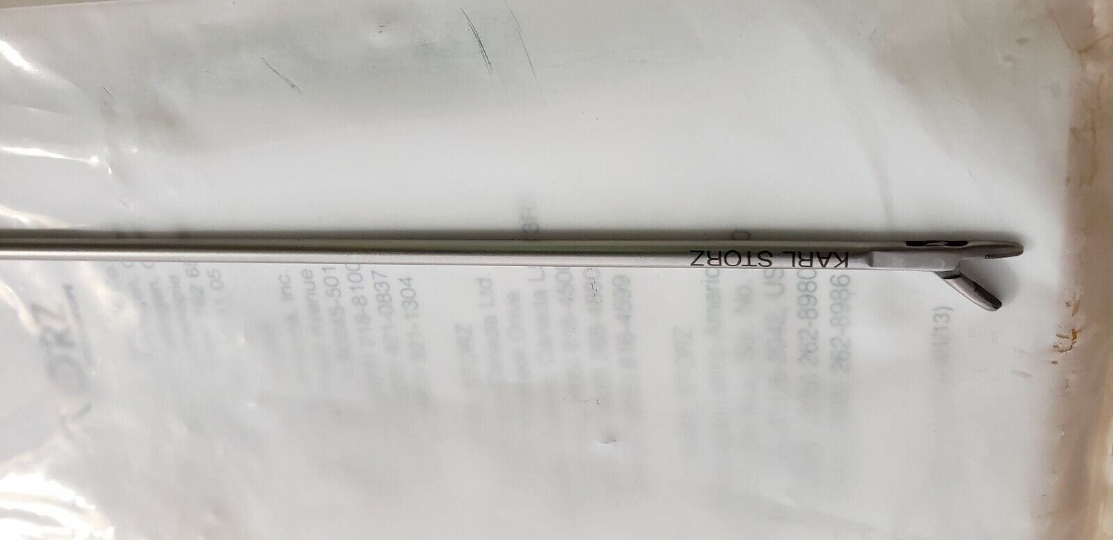 Karl Storz PV 26167 FKL Ultra Micro Needle Holder 3mm x 43cm Slight Right Curved