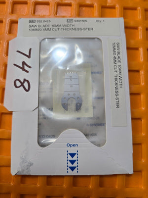 Swiss Surgical Orthopedic Saw Attachment 10mm x 0.4mm In Date 2025