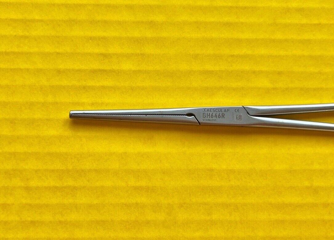 Aesculap Surgical Kocher-Ochsner Forceps, Straight 1 x 2 Teeth REF:BH646R