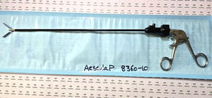 Aesculap 8360-10 Atraumatic Grasping Forceps 5mm x 36cm Double Action