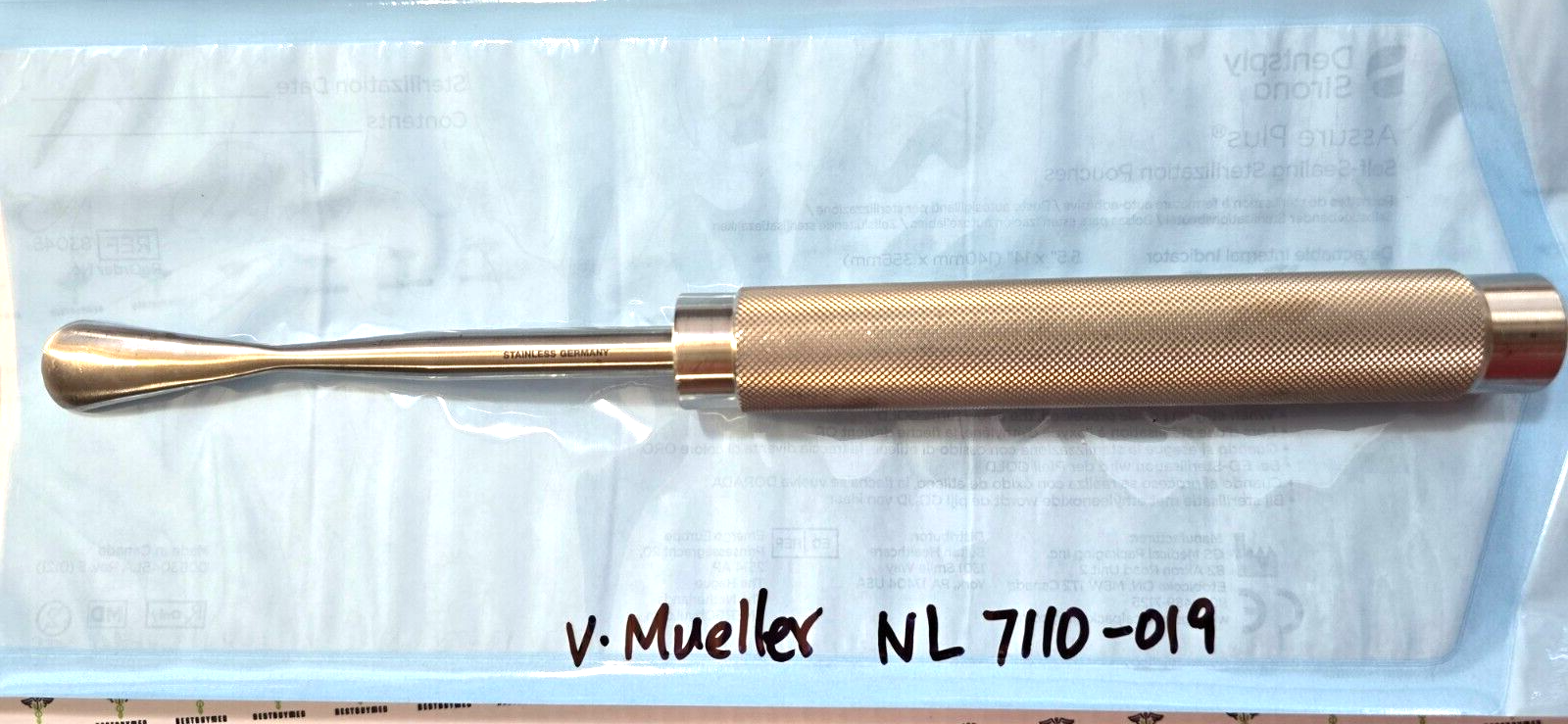 V.Mueller Surgical Orthopedic Cobb Spinal Elevator 3/4" Tip