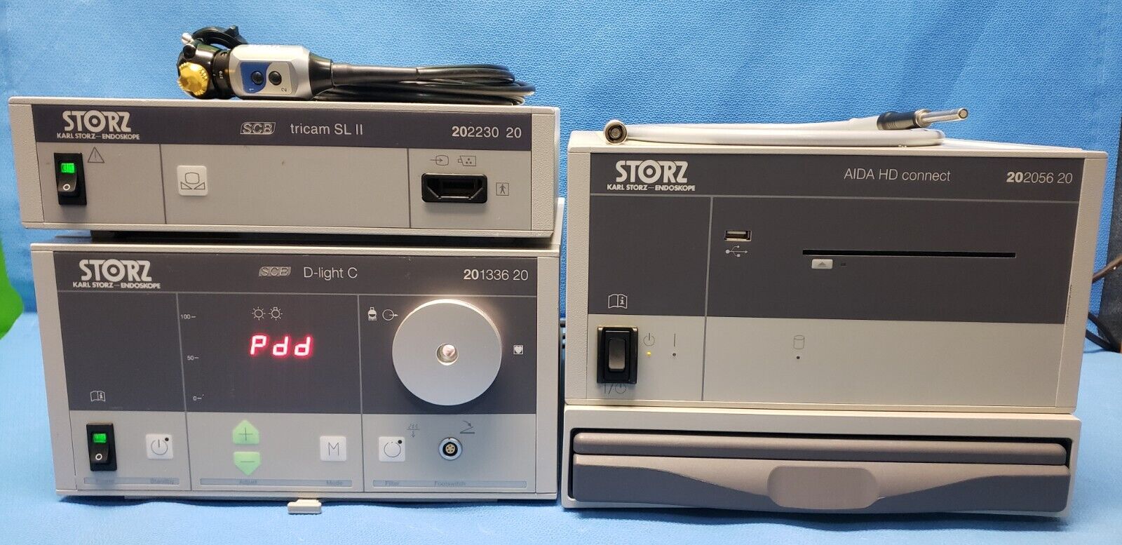 Karl Storz tricam 20221139 PDD Camera,20223020,D-light C,AIDA HD Connect &Cable