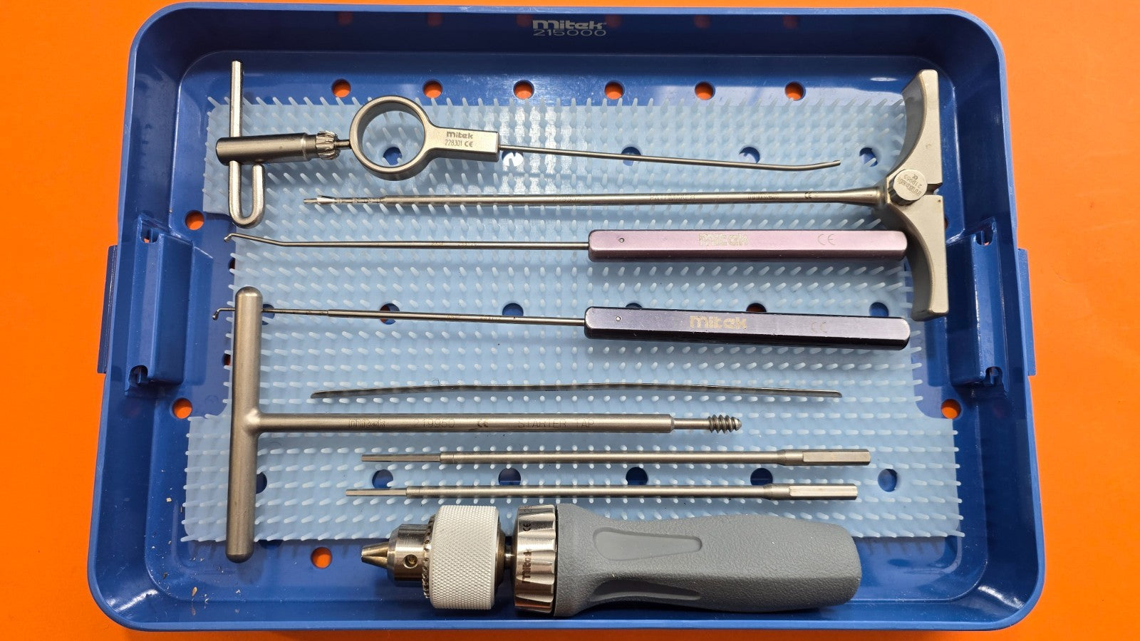 Arthroscopic Shoulder Instruments Set 10 Instruments with tray