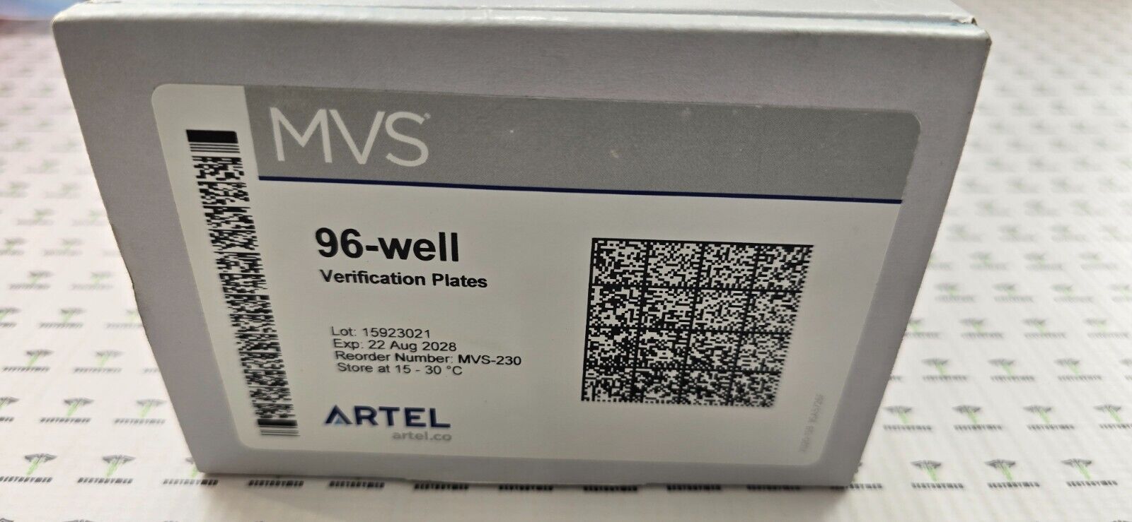ARTEL 96-Well Verification Plates 25/Pak Sterile 2028 (MVS-230)