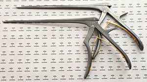 RUGGLES Surgical Kerrison Rongeurs 1mm,2mm  x 40deg UP 8" REF: RB4891