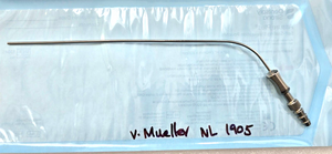 V.Mueller Surgical Frazier Suction Tube 7FR Angled Ref: NL1905