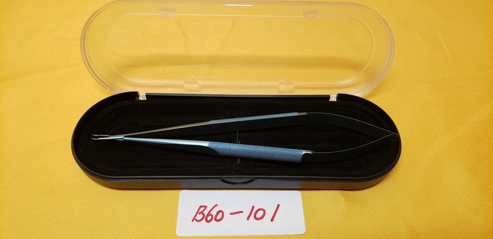 Codman 80-1725 Surgical Titanium Rohoton Needle Holder 7" Curved Fine Tip