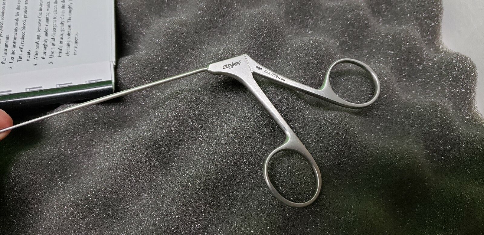 Stryker Surgical Laparoscopic 7Fr Semi-Rigid Biopsy Forceps, REF: 502-770-200