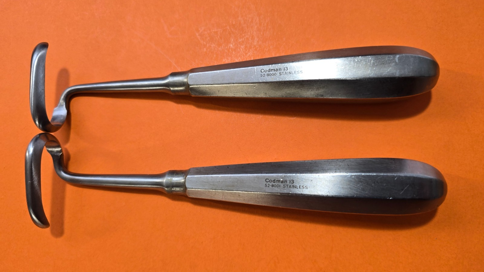 Codman 52-8000 Surgical  Orthopedic Doyen Raspatory 7" Right & Left