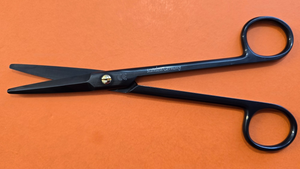 Turtle Surgical Super Cut Mayo Dissecting Scissors 6.75" Straight Serrated Blade