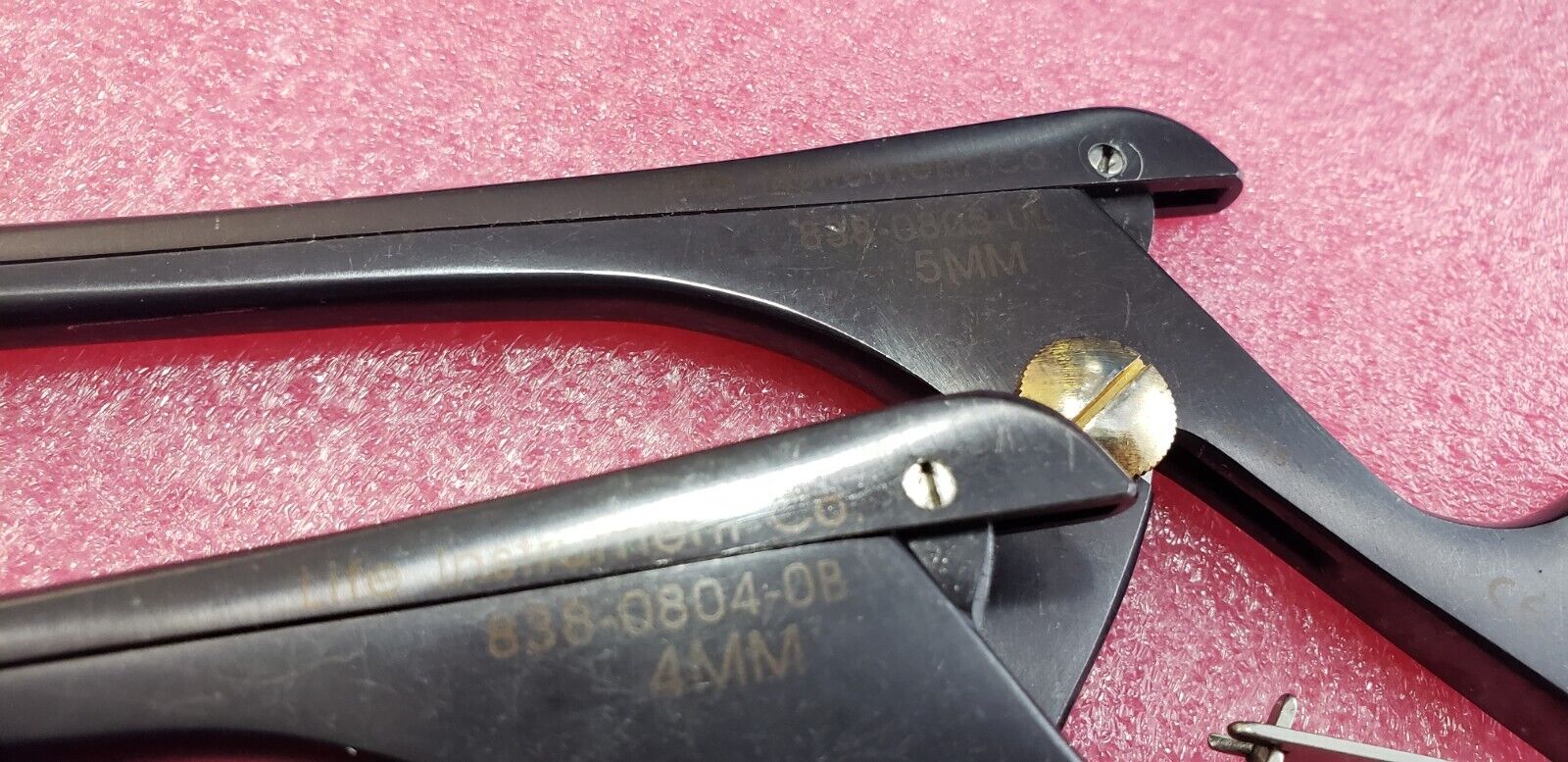 Life Instrument 838-0802-0B Orthopedic Kerrison Rongeurs 1,2,3,4,5mm Set Black