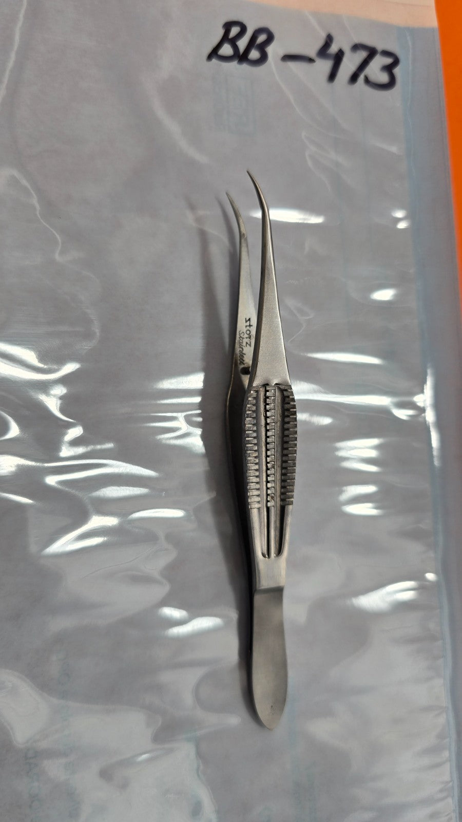 Karl Storz E1885 Castroviejo Tying Forceps Fine Tip Curved
