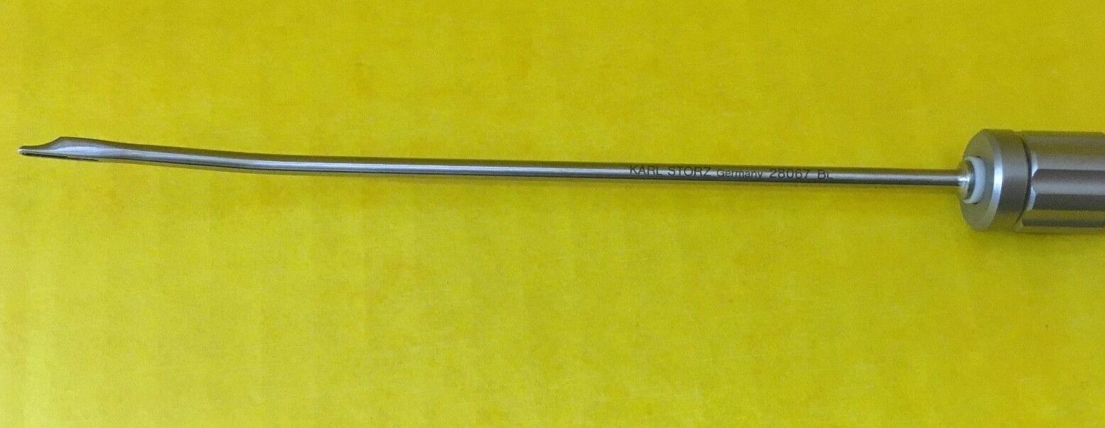 Storz 28076 BL Curved Left Punch with 28169 A Removable Handle