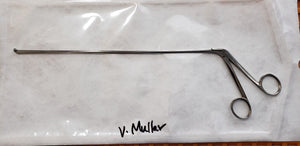 V. Mueller Surgical Biopsy Forceps 4mmx27cm Up Angle Tip Cup Jaws