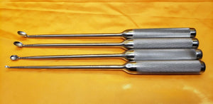 AcroMed Orthopedic 15" Wallie Heinig Curette Set Size#00,4,5,6 (2029-00