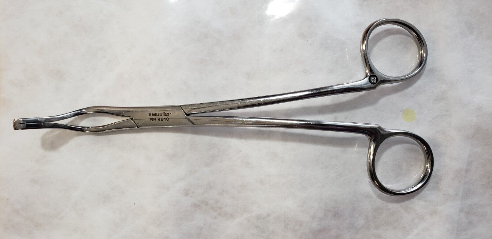 V. Mueller RH4640 Surgical Adenoid Forceps 7 3/8" with out Ratchet.