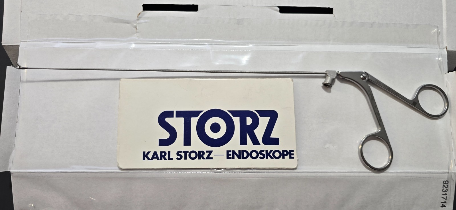 Karl Storz Surgical Laryngeal Grasping Forceps Curved 23cm