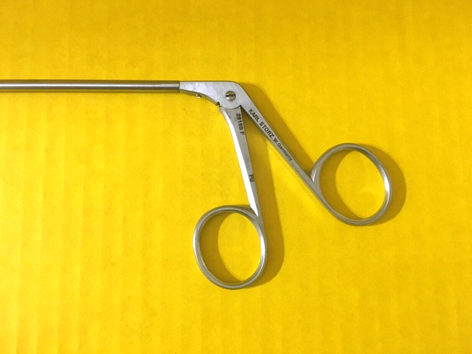 Karl Storz Surgical Micro Grasping Forceps, 5mm x 33cm, Serrated Jaws