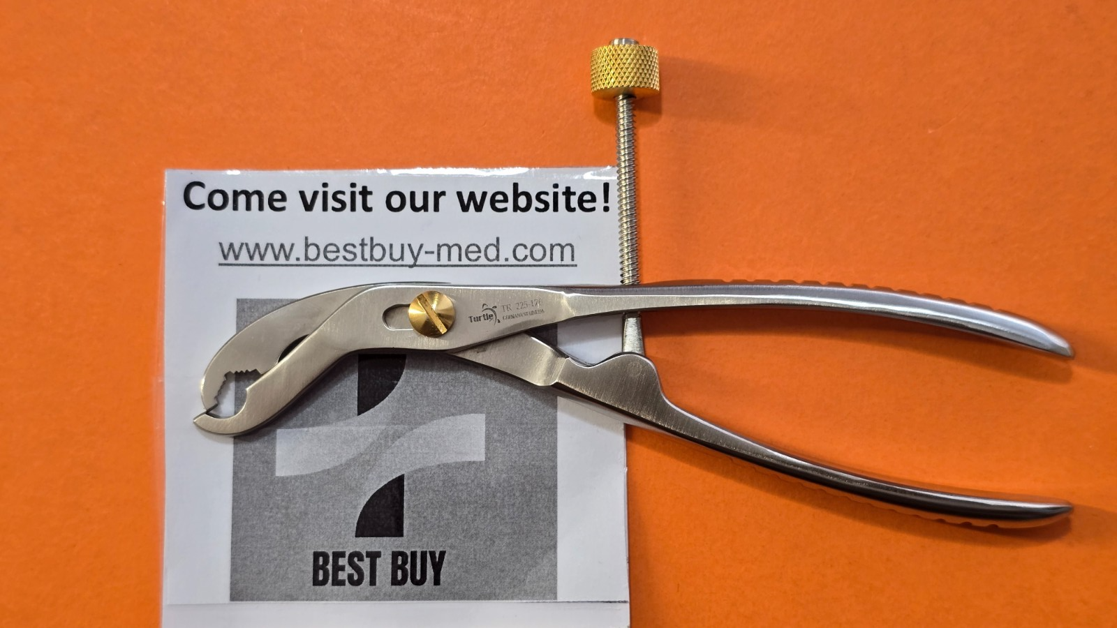 Turtle Surgical Bone Holding Clamp Forceps 6" with Speed Lock