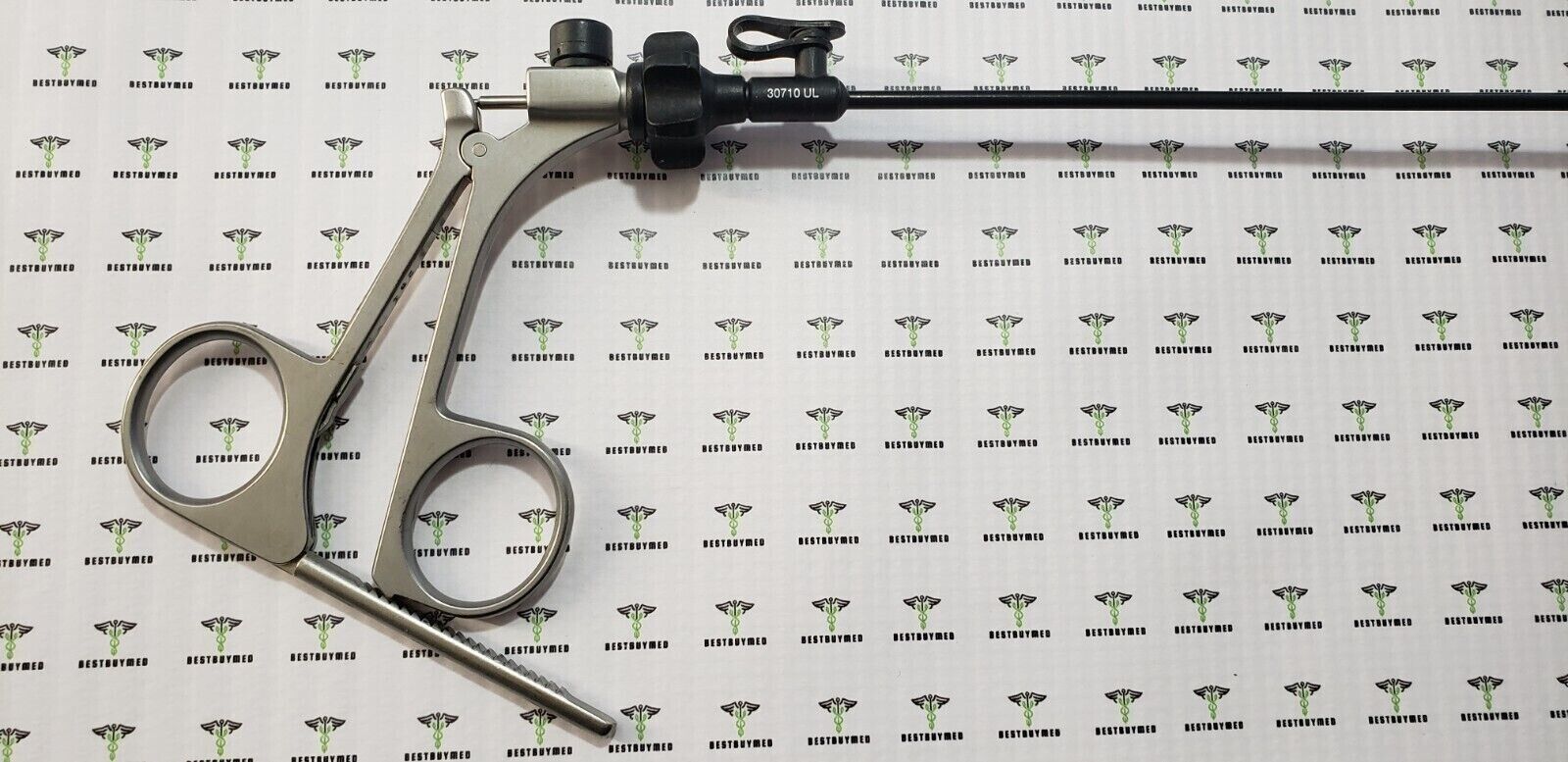 Karl Storz Grasping Forceps 3mm serrated Jaws Ratchet Handle