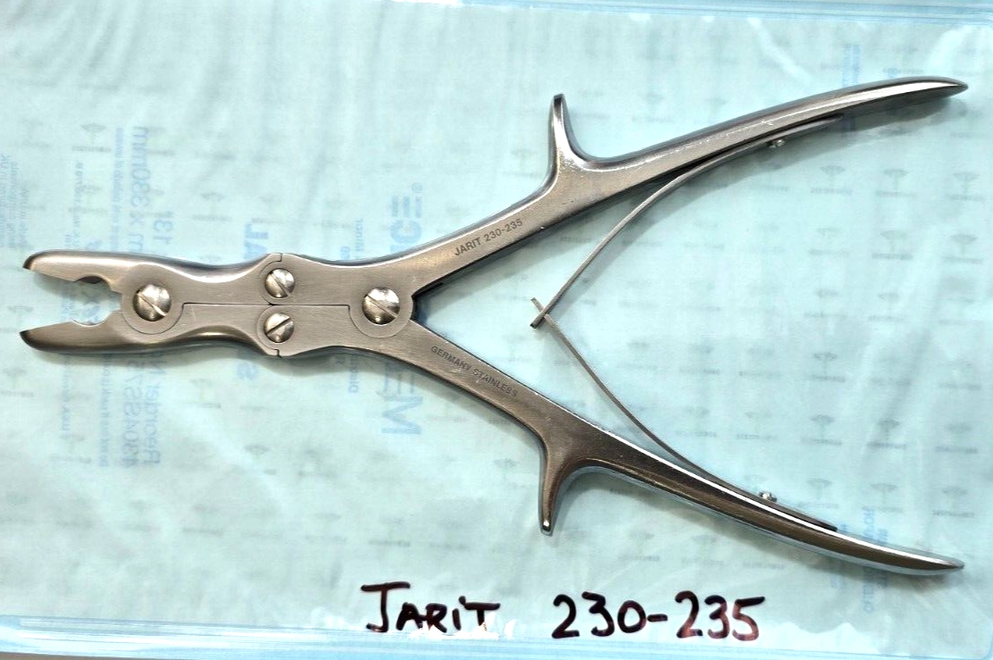 Jarit 230-235 Stille-Luer Rongeurs 10" Straight Orthopedic Instruments