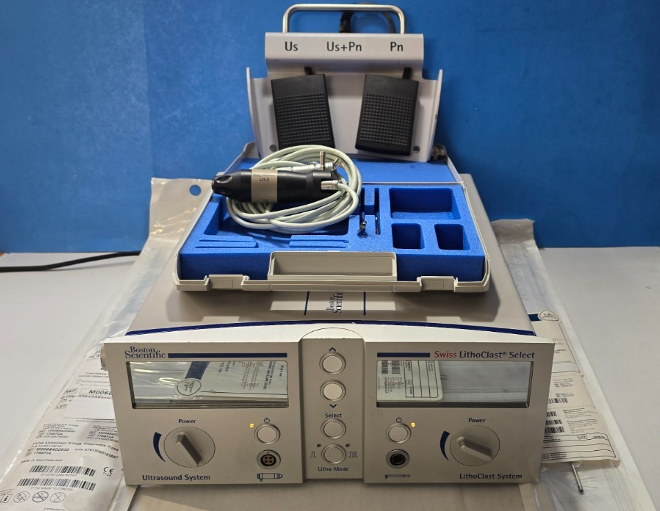 Boston Scientific Swiss Lithoclast Select W- Handpiece ,Foot Switch & Probes.