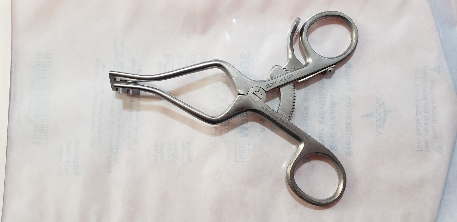 Jarit 204-140 Surgical Weitlaner Retractor 4 3/8" Sharp 2x3 Prongs