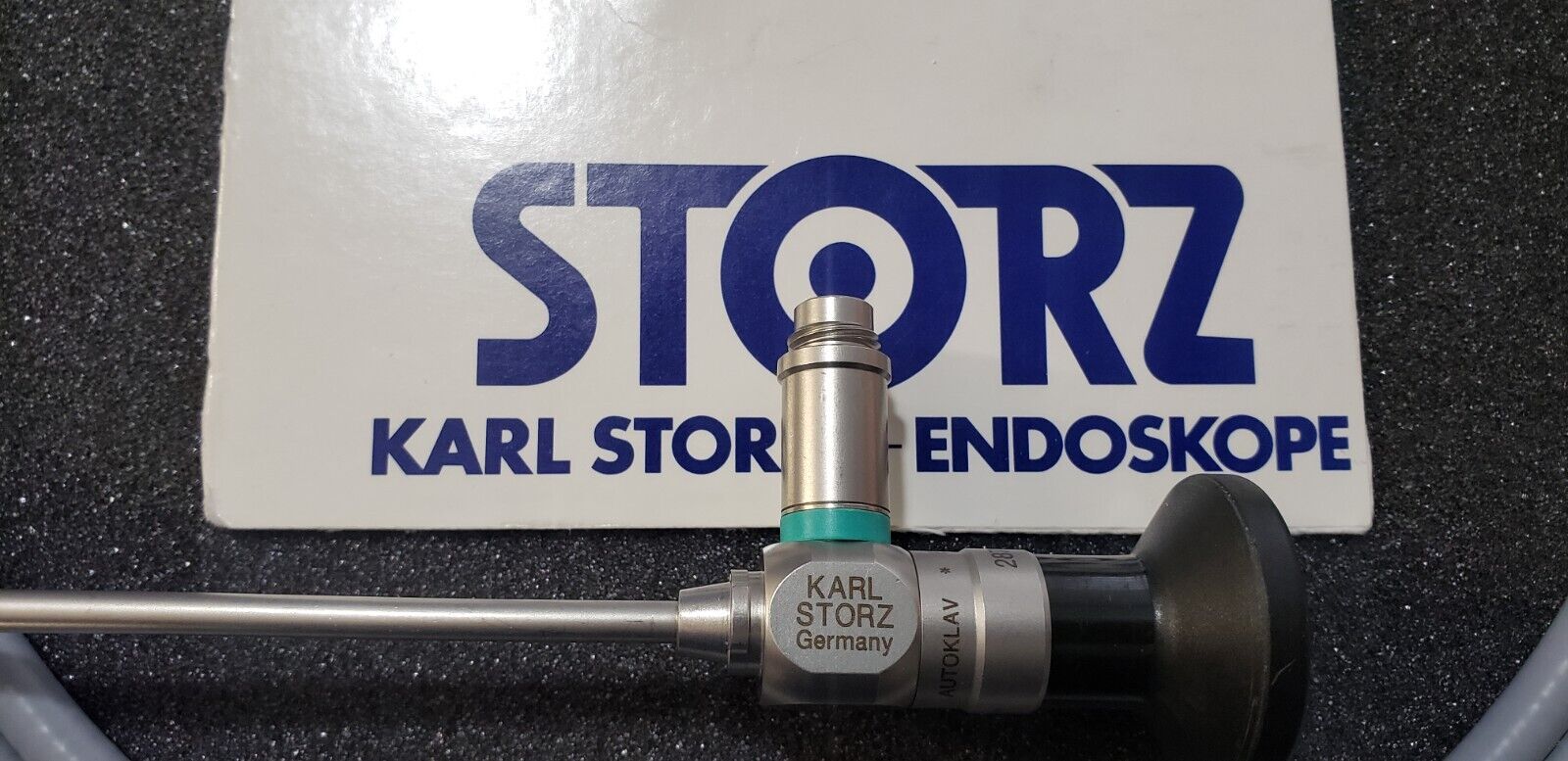 Karl Storz 28731 AA Arthroscope 4mm x 0 Degree 18cm & 495ND Fiber Optic Cable