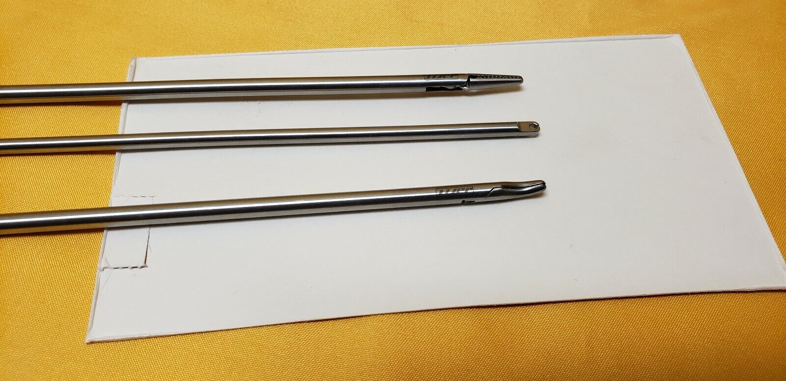 Jarit Surgical 600-250 Carb-Bite needle Holder,600-289 Knot Pusher,600-268 Grasp