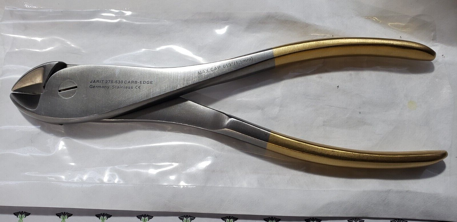 JARIT 275-530 Orthopedic Side Cutting CARB-EDGE Wire Cutter 7 1/4"
