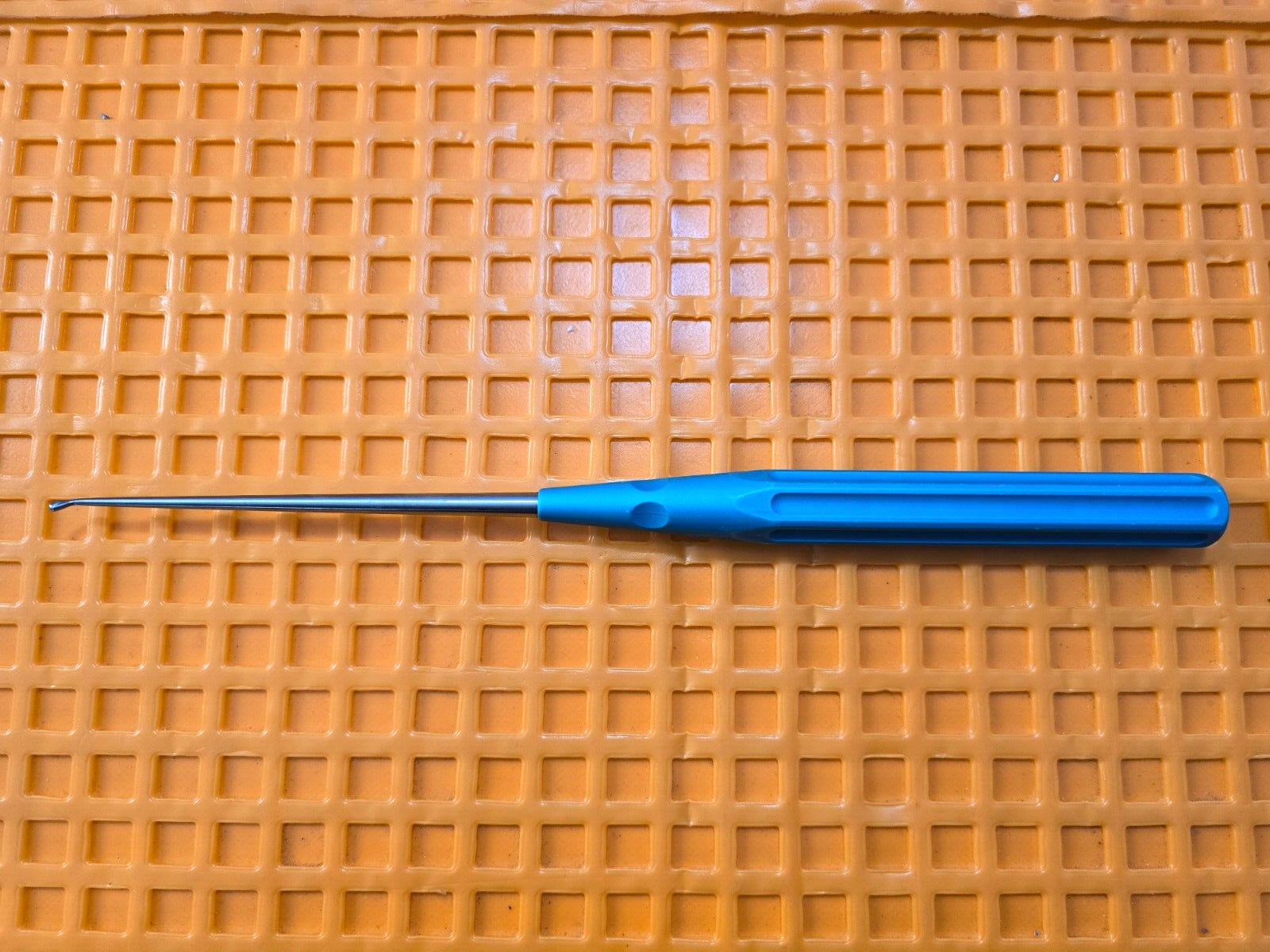V.Mueller U-0203 Neuro/Spine Curette Oval Cup 10" Size #3/0 Down Angled