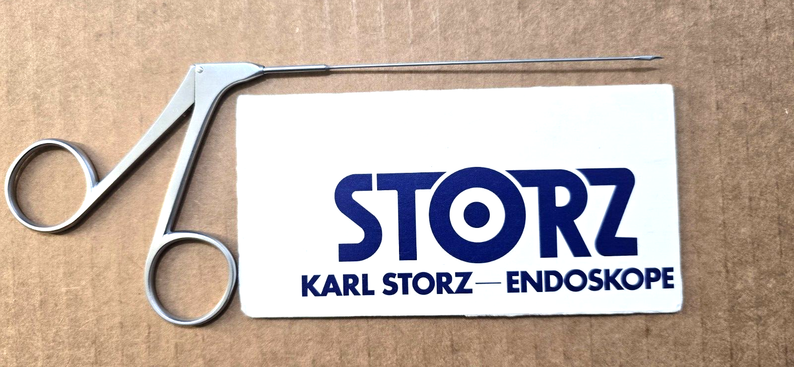 Karl Storz Surgical ENT Micro Scissors 12.5cm Straight Sharp Blades.