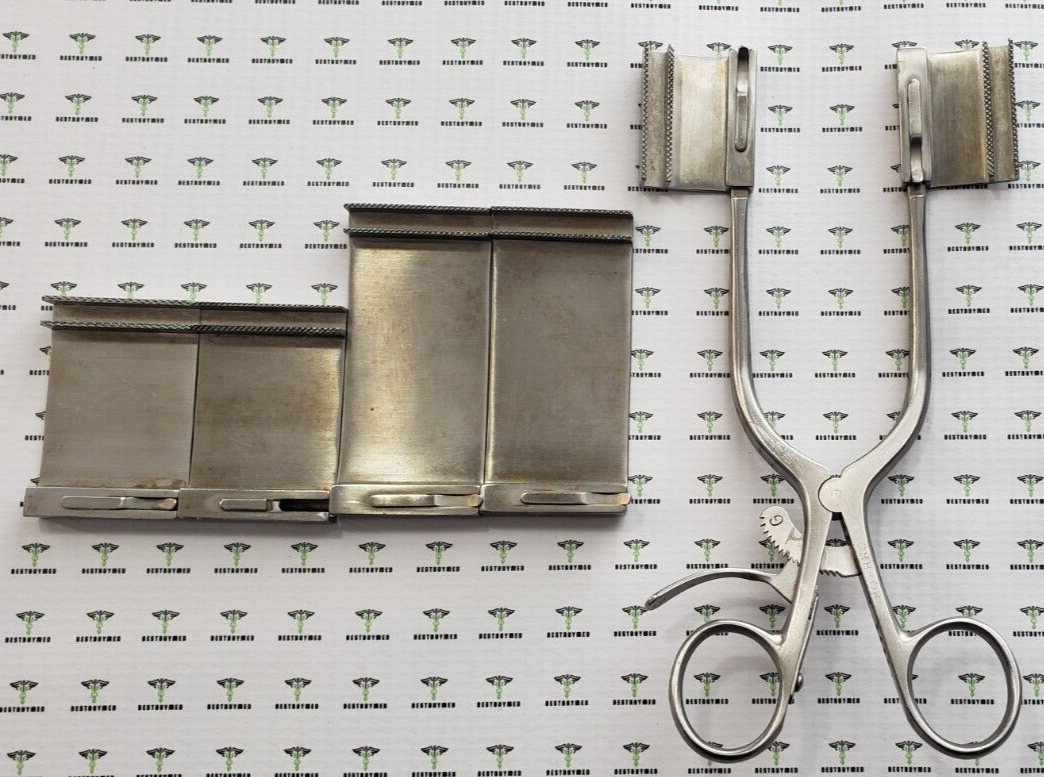 Codman 50-8015 Surgical Garrett Peripheral Vascular Retractor & 6-Blades