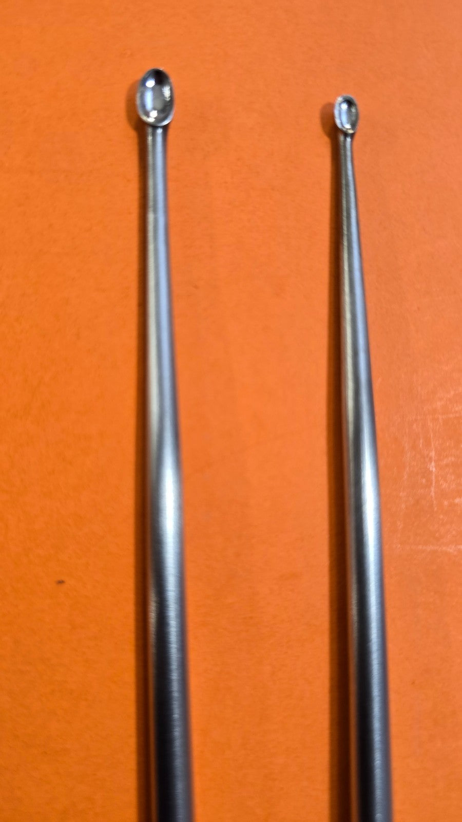 V.Mueller VM82-3266 Surgical Orthopedic Curette Oval Cup 12" Set of #0,#2