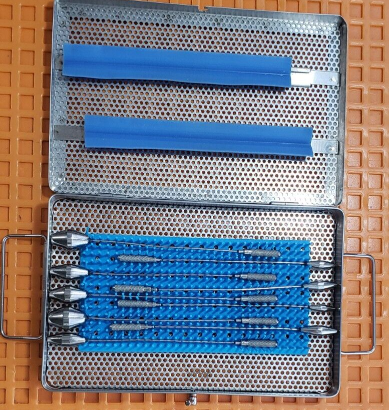 Pilling Surgical Bakes Dilators Set of 9 Size 7,8,9,10,12,14,16,18,20 French