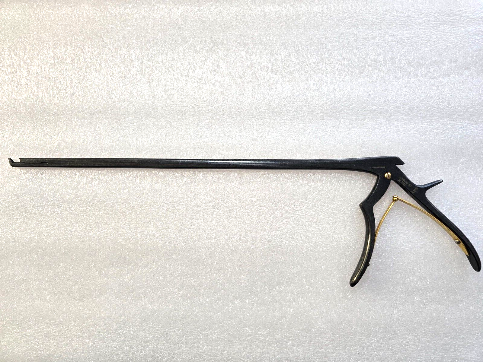 Codman 67-7328 Surgical Kerrison Rongeur 15" x 40 Degree 4mm W-Drainage Holes