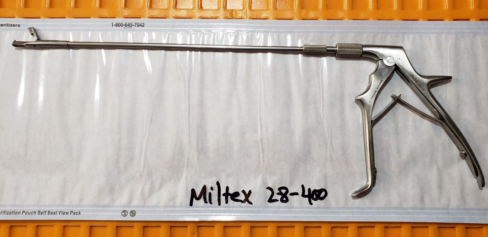 Miltex 28-400 Surgical Tischler Biopsy Forceps Rotating Shaft Pistol grip Handle