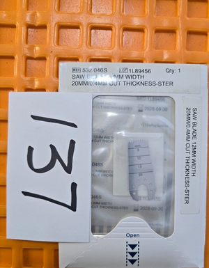 Swiss Surgical Orthopedic Saw Attachment 12mm x 0.4mm In Date 2029