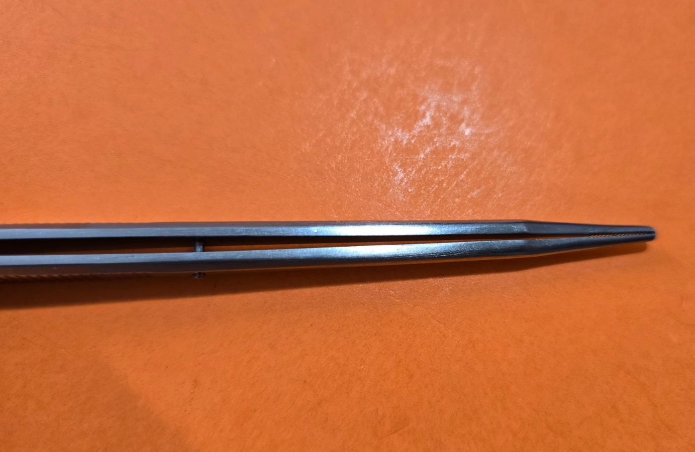SCANLAN 4004-77 Surgical Gerald Forceps 7 3/4"Cross serrated Tips 1mm