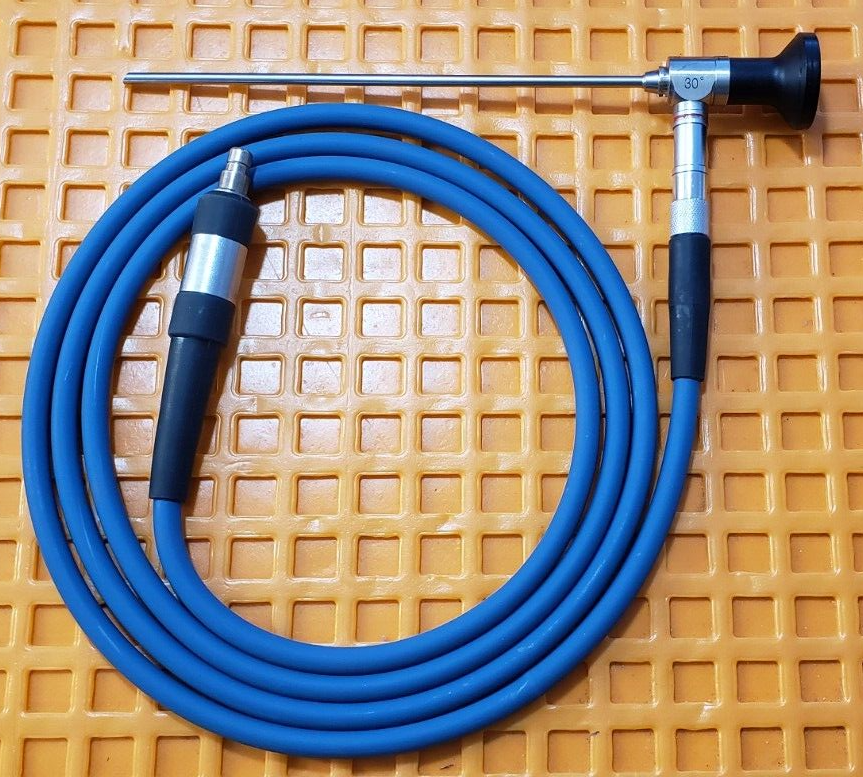 Linvatec T4300R Small Joint Arthroscope 4mmx30° Degree With Fiberoptic Cable