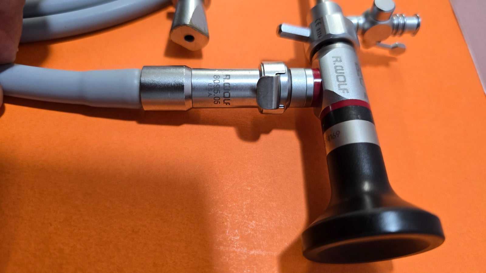 R.Wolf 8885.433 Arthroscope 4mm x 25* x17cm, Sheath & Fiber Optic Cable 8095.05