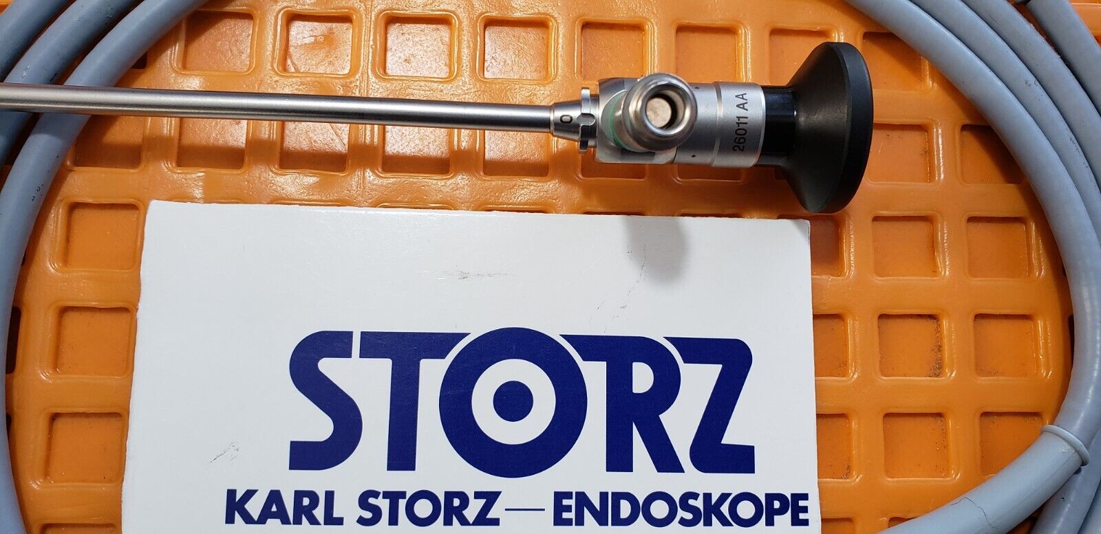 Karl Storz 26011AA Telescope 5mm x 0 Degree 24cm & 495NA Fiber Optic Cable