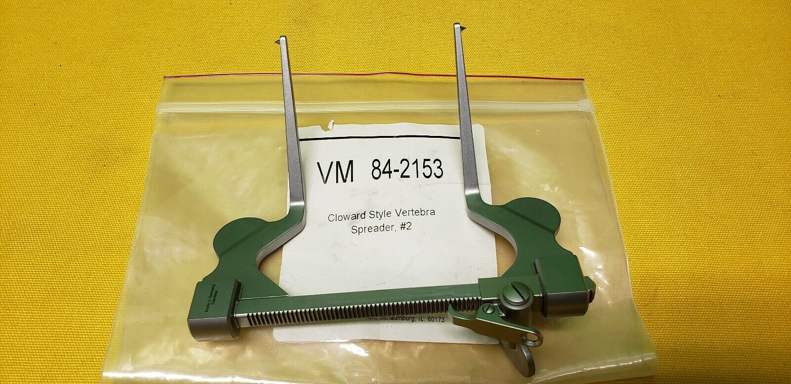 V. Mueller Surgical Orthopedic Vertebra Spreader #2 Cloward Style REF: VM 84-215