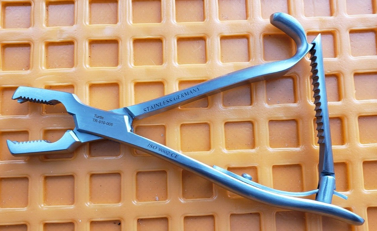 Turtle Orthopedic Pediatric KERN Bone Holding Forceps 5.5" W- Ratchet